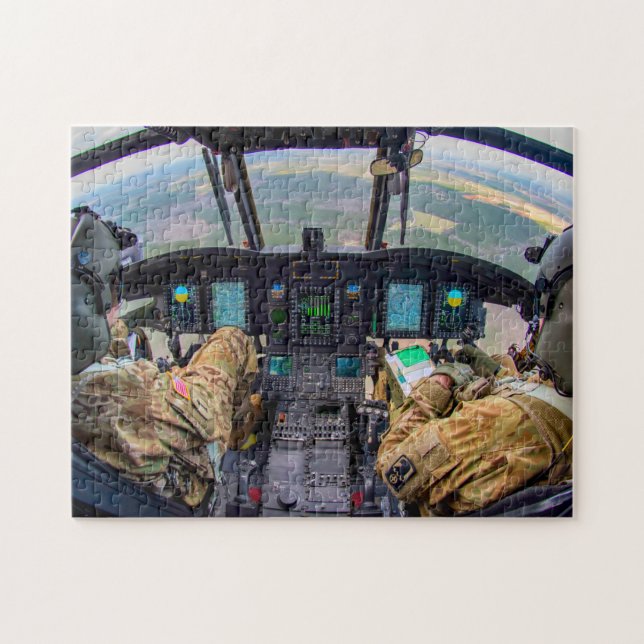 CH-47F KINOOK COCKPIT (11 x 14 TUM) Pussel (Horisontell)