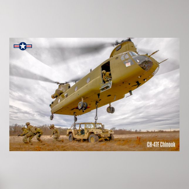 CH-47F KINOOK POSTER (Framsidan)