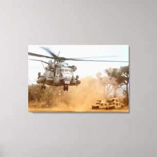 CH-53E TOPPEN STALLION 24x36 Canvastryck