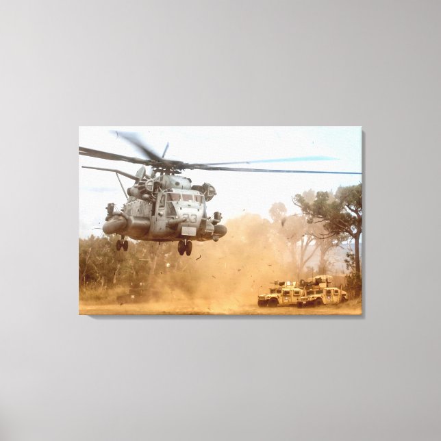 CH-53E TOPPEN STALLION 24x36 Canvastryck (Framsida)
