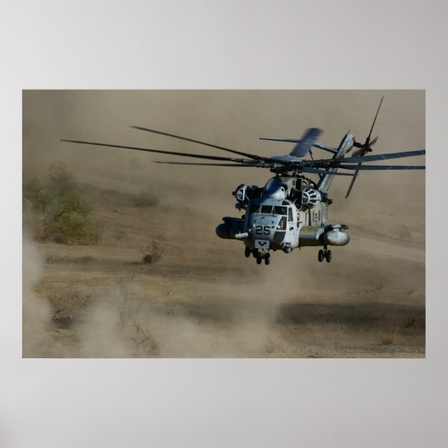 CH-53E Toppen Stallion Poster (Framsidan)