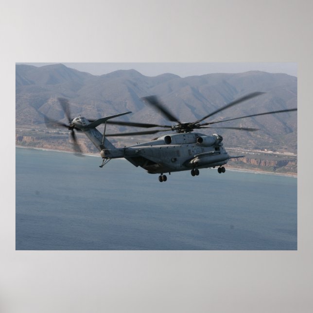 CH-53E Toppen Stallion Poster (Framsidan)