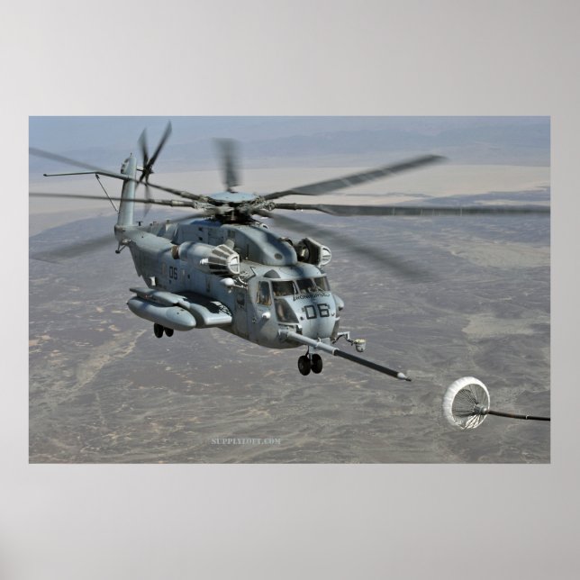 CH-53E Toppen Stallion Poster (Framsidan)