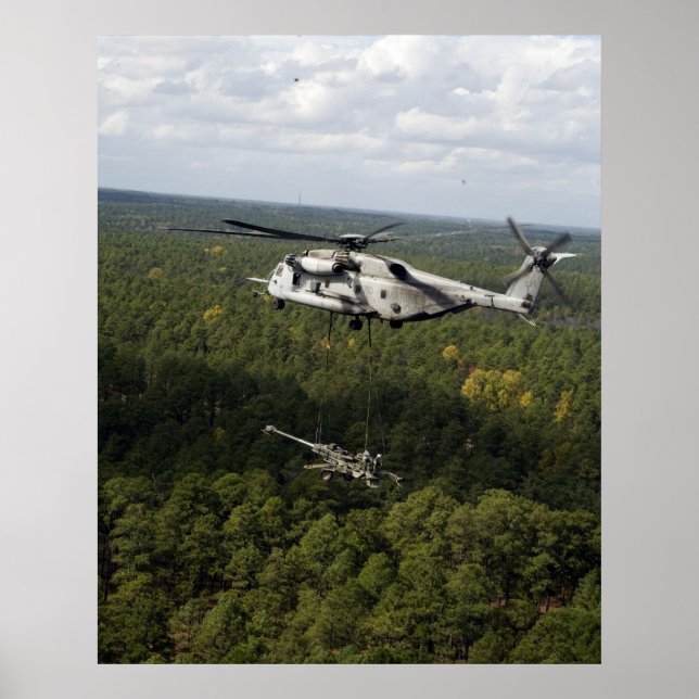 CH-53E Toppen Stallion Poster (Framsidan)