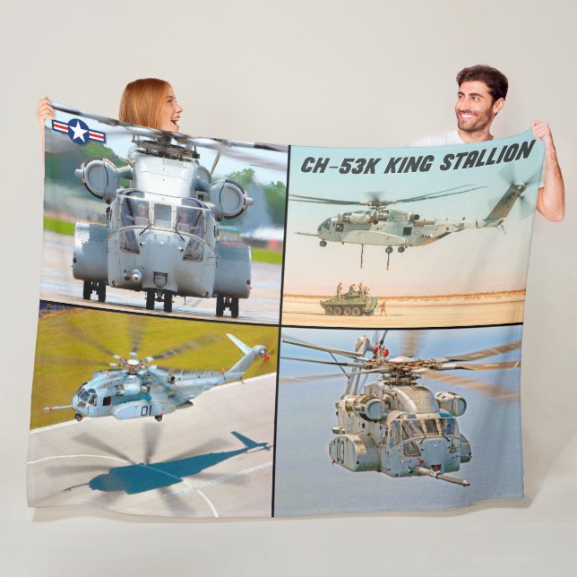 CH-53K KUNG STALLION FLEECEFILT (På plats)