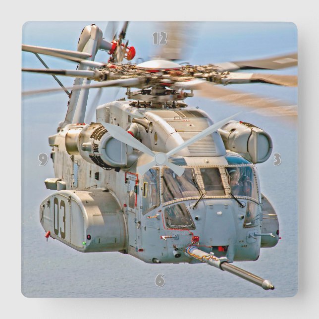 CH-53K KUNG STALLION FYRKANTIG KLOCKA (Framsida)