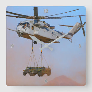 CH-53K KUNG STALLION FYRKANTIG KLOCKA