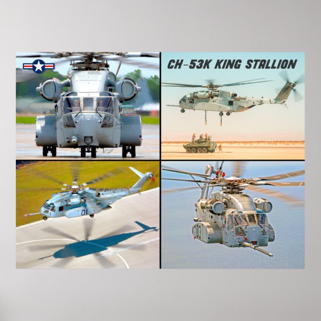 CH-53K KUNG STALLION POSTER (Framsidan)
