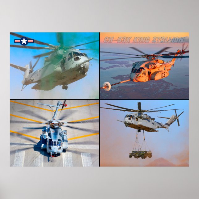CH-53K KUNG STALLION POSTER (Framsidan)