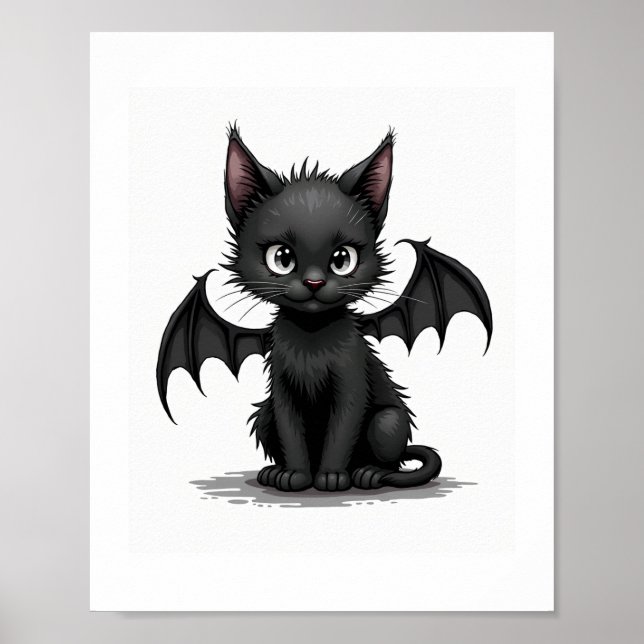 Ch Ch Ch Meow Meow Scary Fredag Costume Halloween Poster (Framsidan)