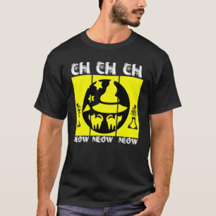 Ch Ch Ch Meow Meow Skräck Friday Kostym Halloween T Shirt