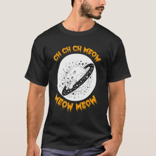 Ch Ch Ch Meow Meow Skräckfulla Fredags Kostym Hall T Shirt