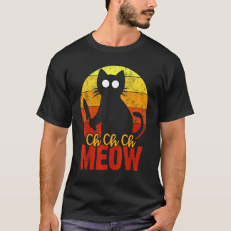 Ch Ch Ch Meow Skräckinjagande Halloween Katt Skräc T Shirt