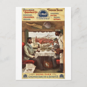 CH&D Pullman-matbilen 1894 Vykort