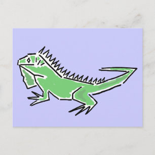 CH-Fantastisk Iguana-vykort Vykort