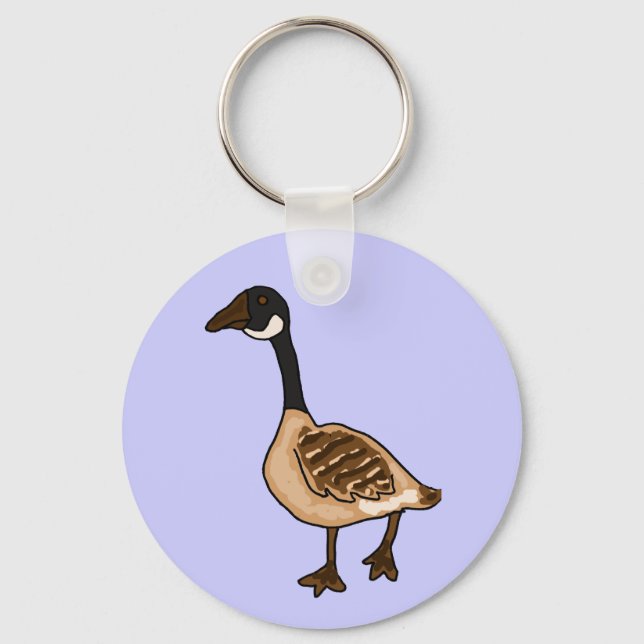 CH- Funny Goose Keychain Nyckelring (Framsida)