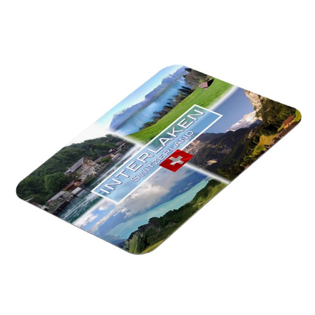 CH Schweiz - Interlaken - Sjö Thun - Thunerse Magnet (Vänstra Sidan)