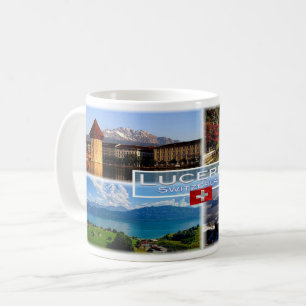 CH Schweiz - Lucerne - Chapel Bridge - Old Tow Kaffemugg