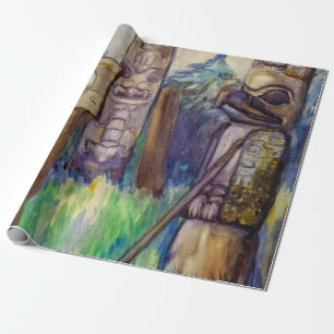 Cha-atl, Fält with Pole, 1912 by Emily Carr Presentpapper