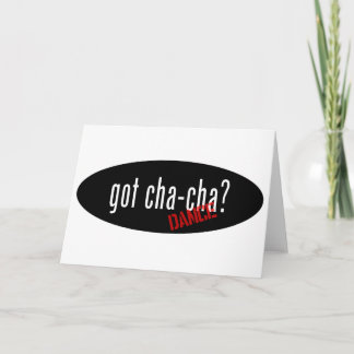 Cha-Cha Dance Items - har cha-cha Kort