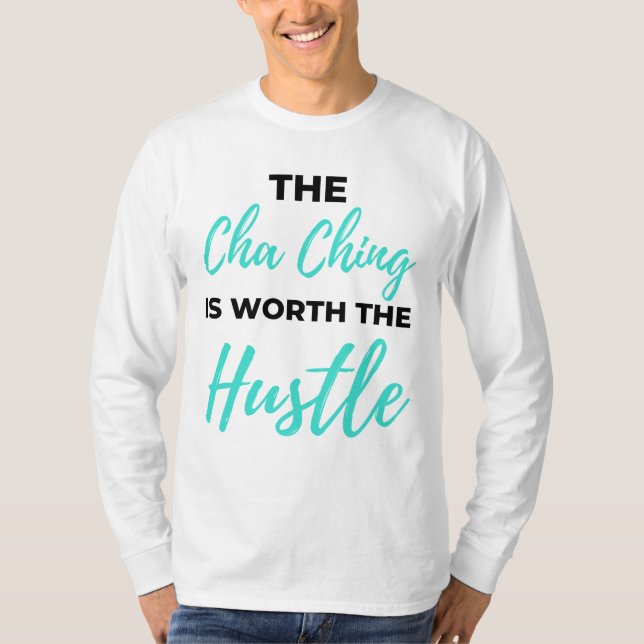 Cha Ching är värd hästen 2 T Shirt (Framsida)