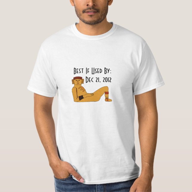 Chac-mool daterar den Mayan förfallodagen BIUB Tee Shirt (Framsida)