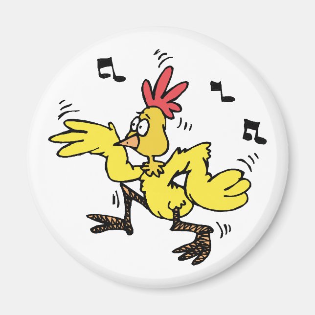 ChaChaCha Chicken Magnet (Framsidan)