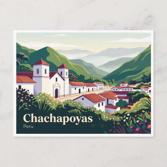 Chachapoyas Peru Vykort (Framsida)