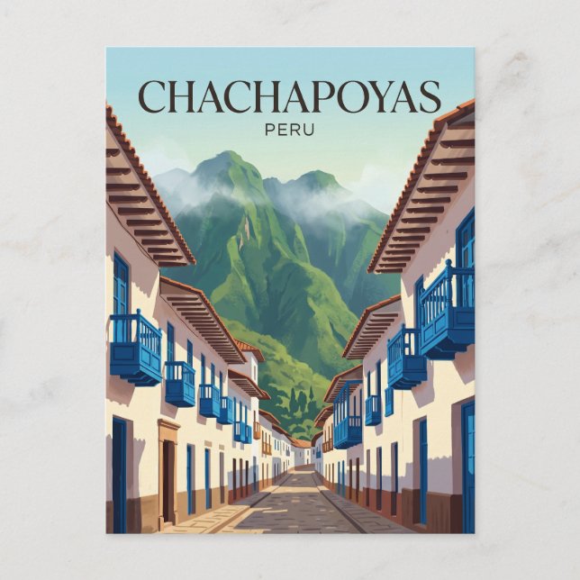 Chachapoyas Peru Vykort (Framsida)