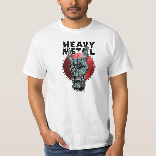 Chached Metall T Shirt (Framsida)