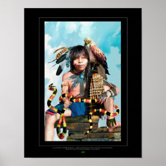 Chaco Blue Poster