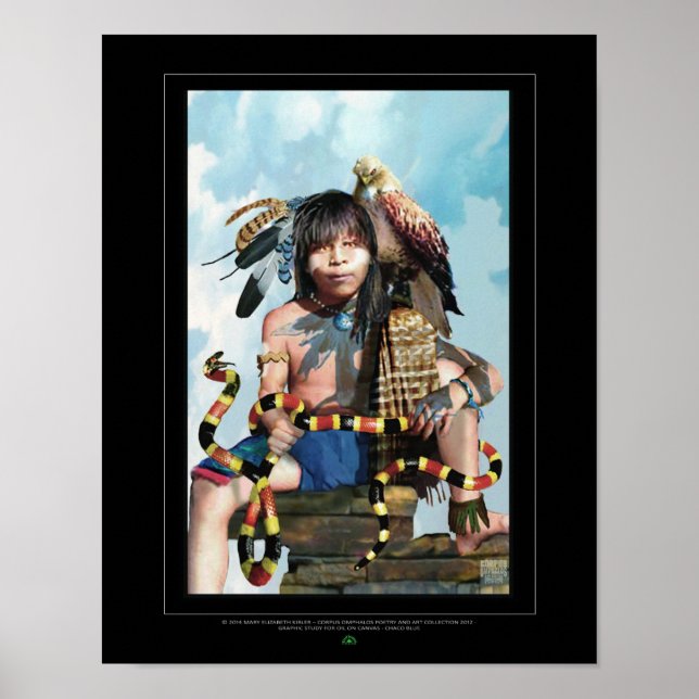 Chaco Blue Poster (Framsidan)