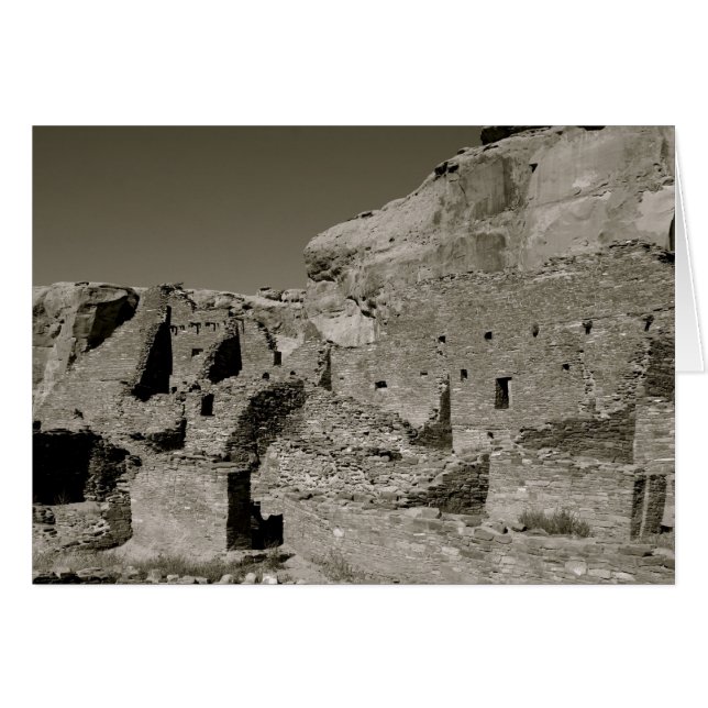 Chaco Canyon Hälsningskort (Framsidan Horizontal)