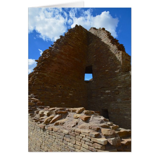 Chaco Canyon hörnfönster OBS Kort (Framsidan)
