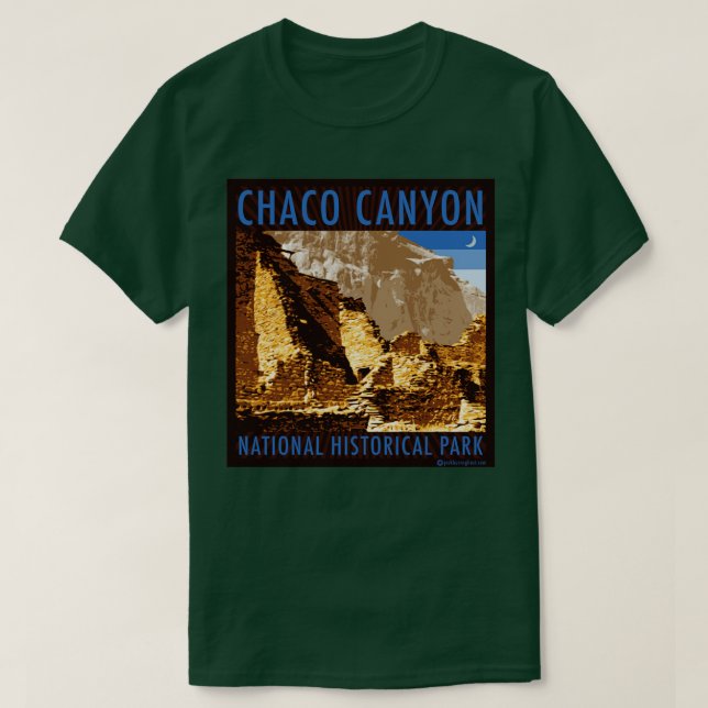Chaco Canyon National Historical Park T Shirt (Design framsida)