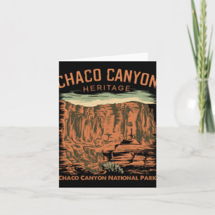 Chaco Canyon National Park Pueblo indianer New Mex Kort