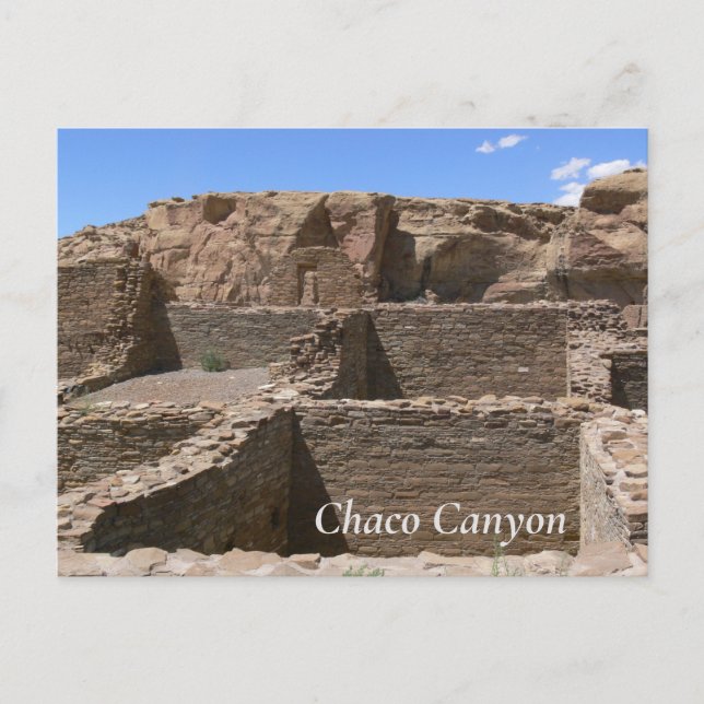 Chaco Canyon vykort (Framsida)