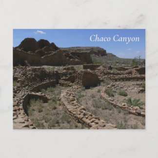 Chaco Canyon-vykort Vykort