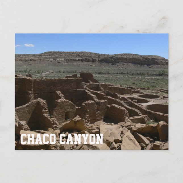 Chaco Canyon-vykort Vykort (Framsida)