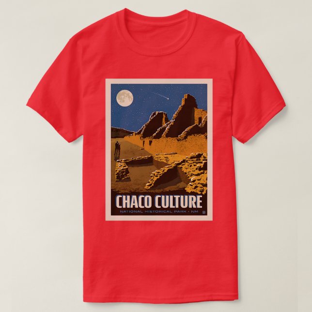 Chaco Culture National Historical Park New mexico T Shirt (Design framsida)