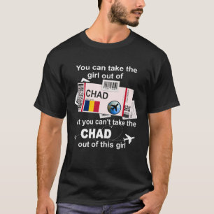 Chad Boarding Pass Chad Girl Chad T Shirt