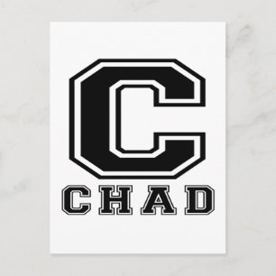 Chad-design Vykort