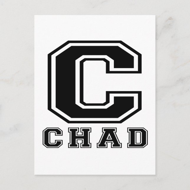 Chad-design Vykort (Framsida)