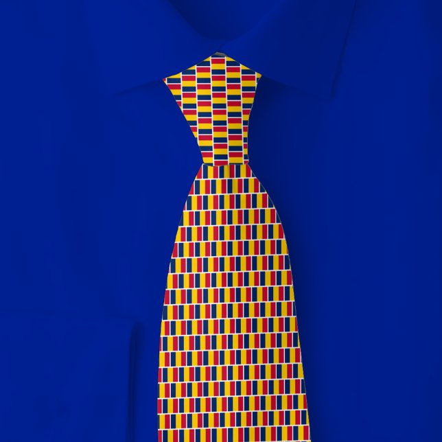 Chad Flag Brick Pattern Slips (Skapare uppladdad)