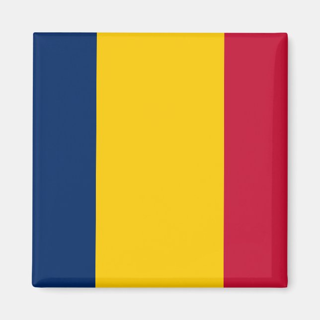 Chad Flagga Magnet (Framsidan)