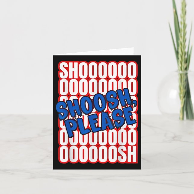 Chad Gable Shoosh, tack Kort (Framsida)