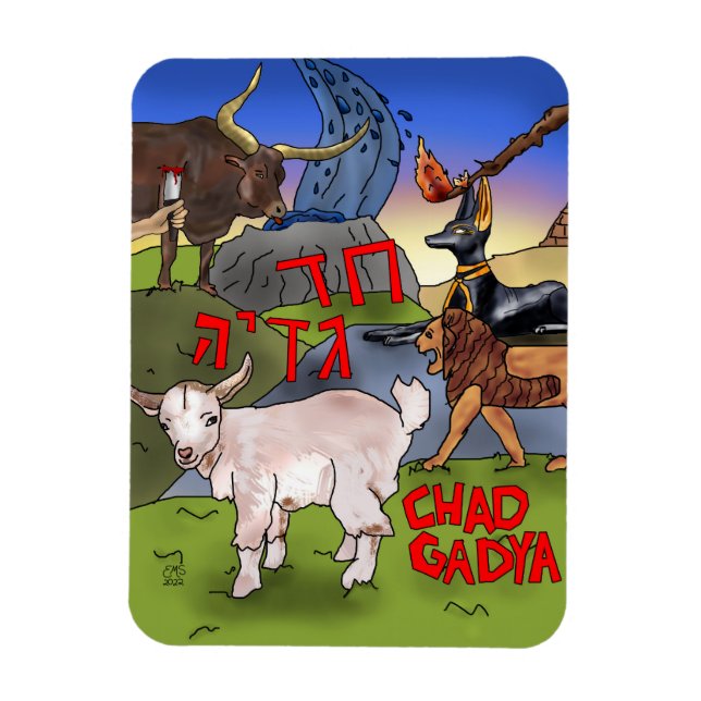 Chad Gadya - Passover - Magnet (Vertikal)