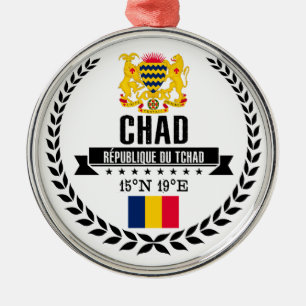 Chad Julgransprydnad Metall