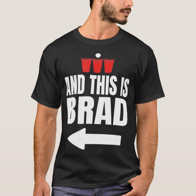 Chad och Brad Costume Halloween T Shirt (Framsida)