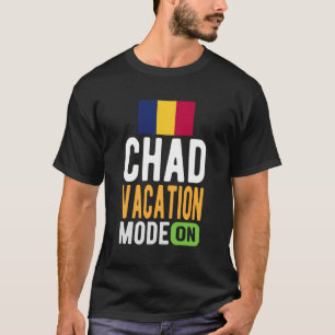 Chad Souvenir - Resa - Tchad-ventilationsläge på T Shirt